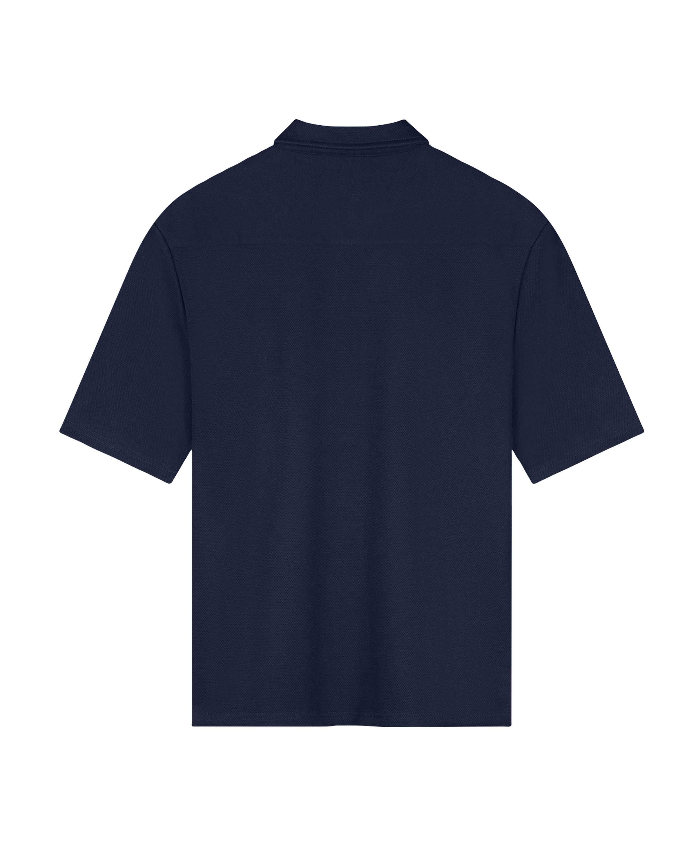 Law of the Sea Heren overhemd korte mouw blauw