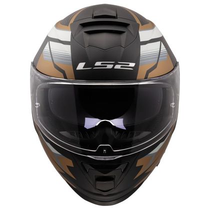Casque LS2 FF800 - STORM II - TRACKER - Noir / Beige