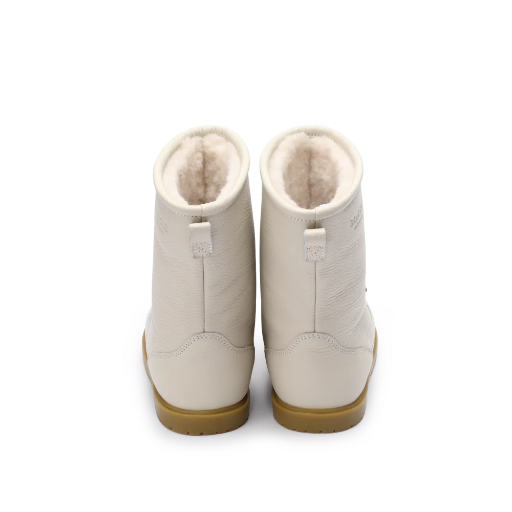 Wadudu Classic Boots | Panda | Off White Leather