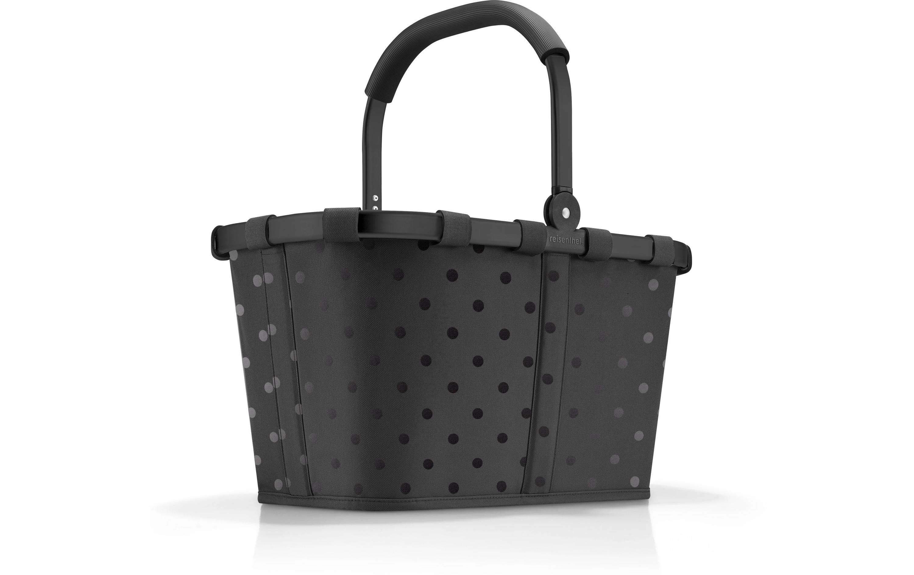 Einkaufskorb Carrybag Frame Glossy dots blackStilvoller Korb für den täglichen Einkauf