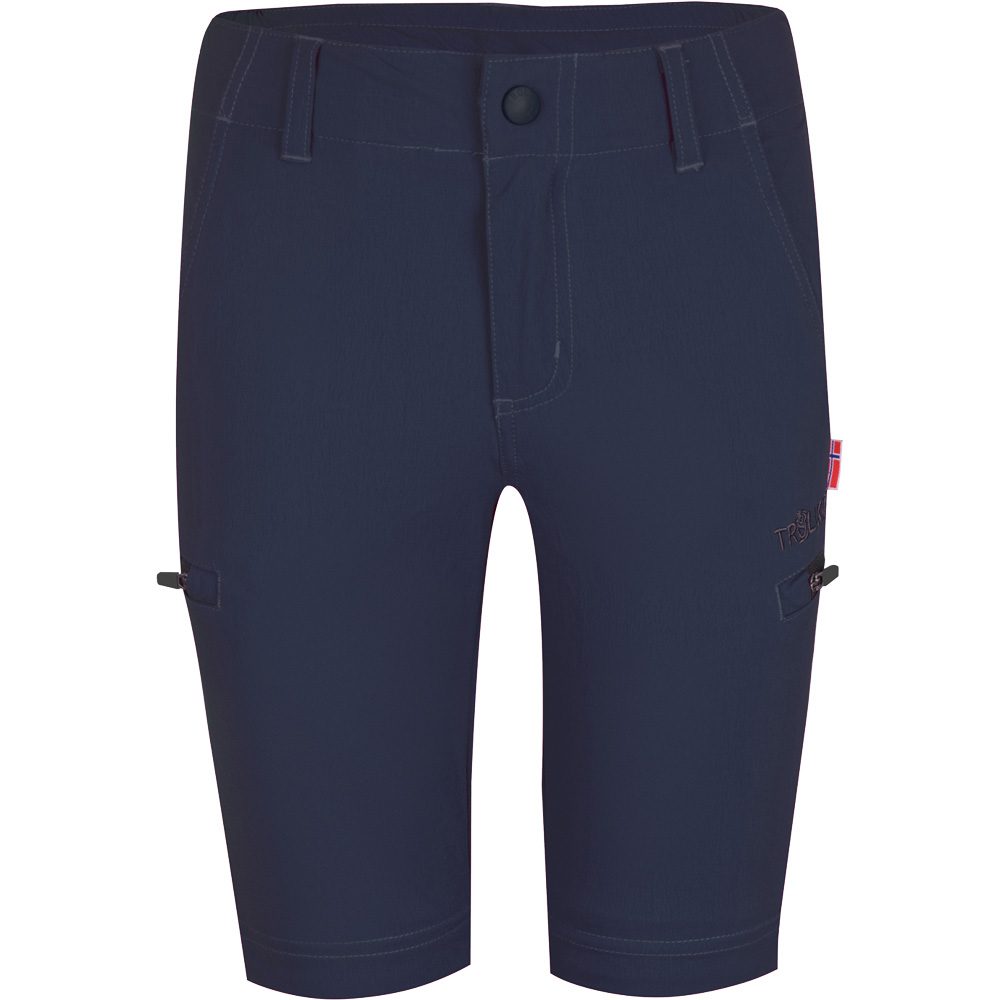 Trollkids Kjerag Zip Off Softshellhose Kinder navy