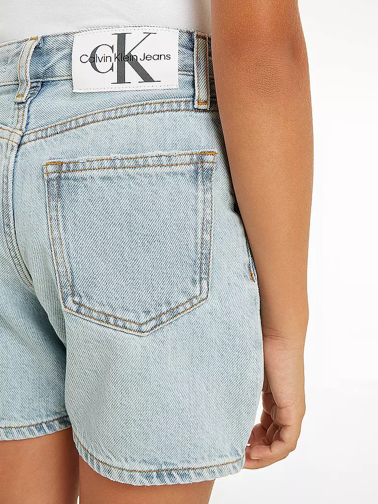 CALVIN KLEIN JEANS Mädchen Jeanshorts  hellblau