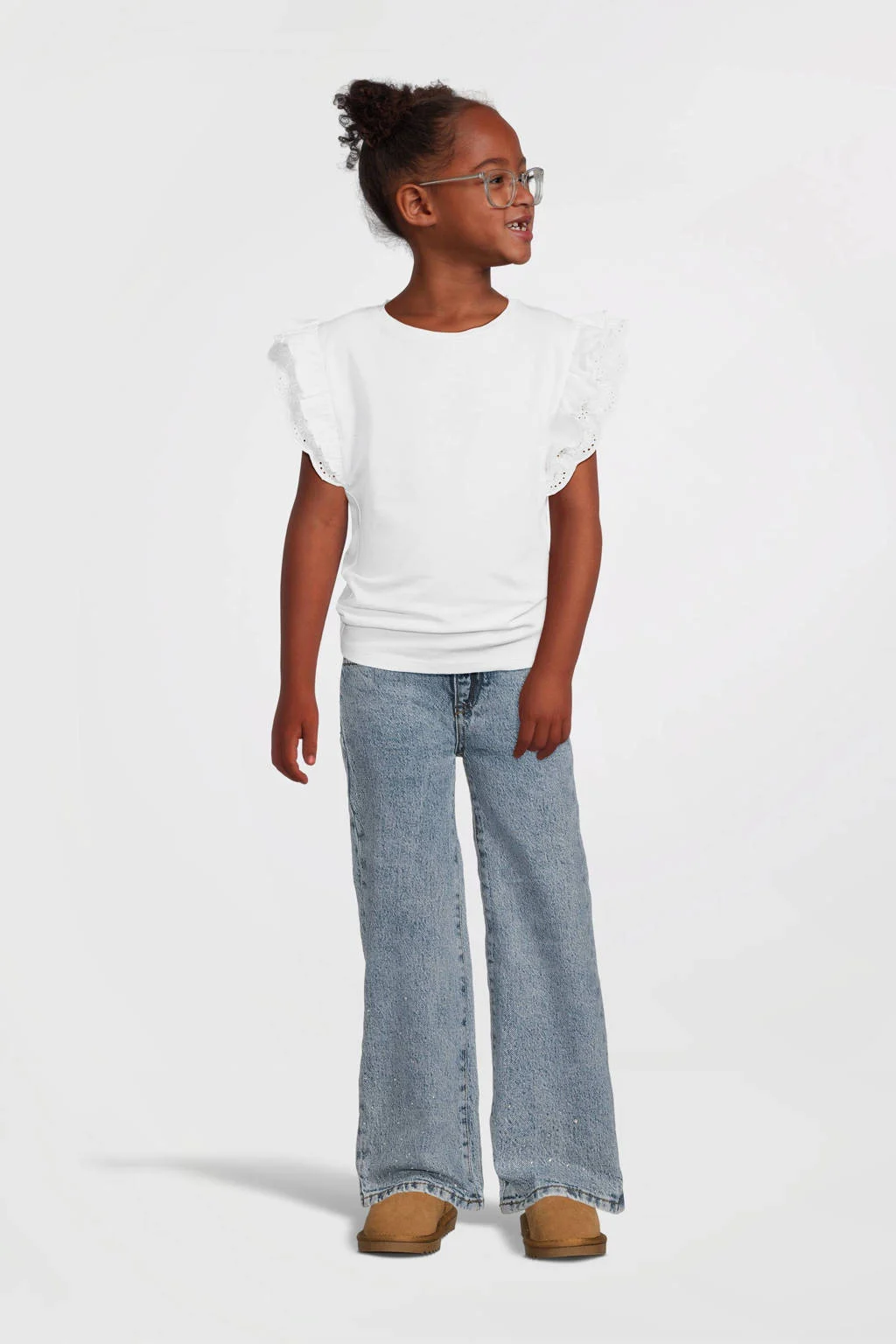 Koko Noko t-shirt wit broderie