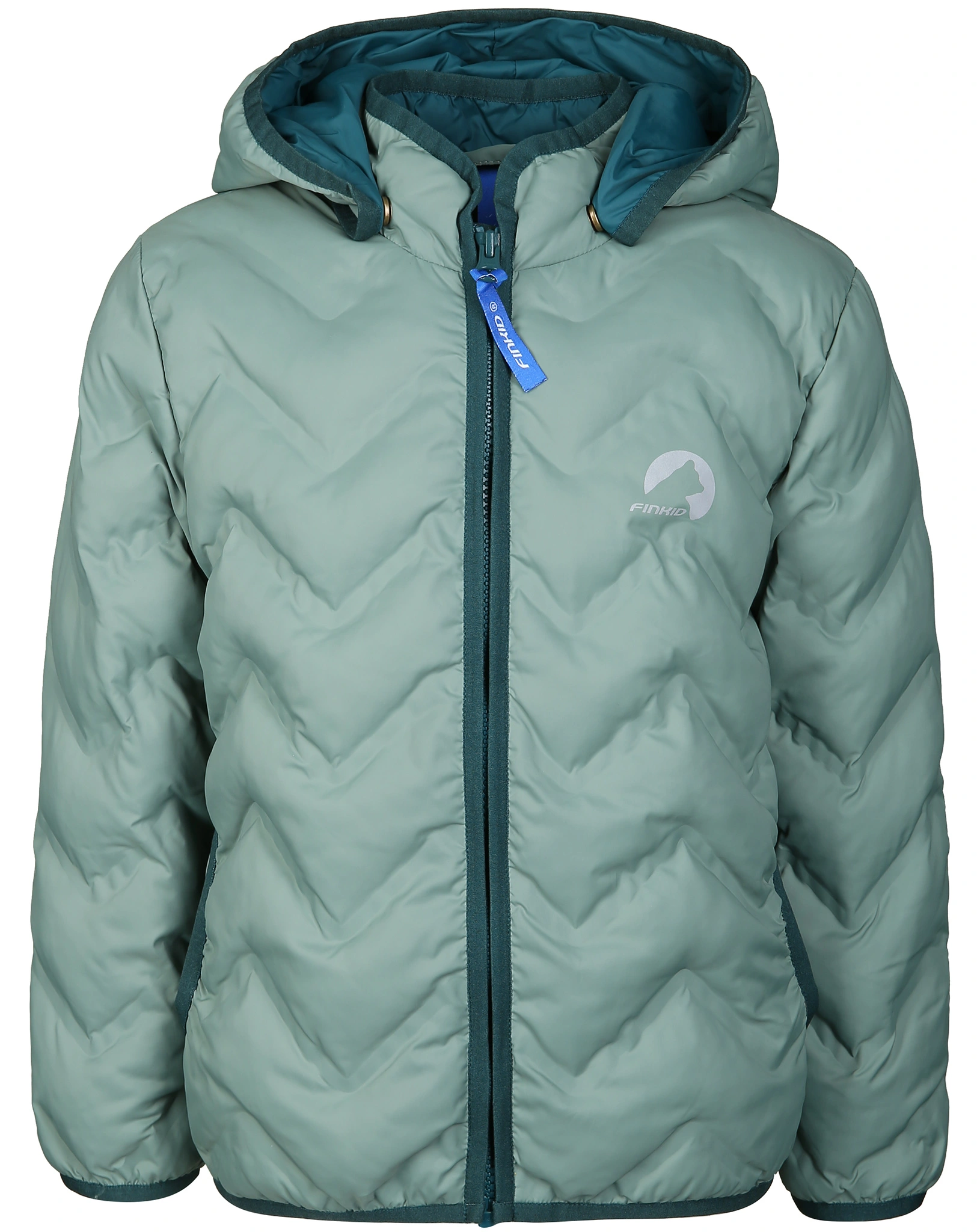Steppjacke VANUKAS AIR mit Zipfelkapuze in green/deep teal