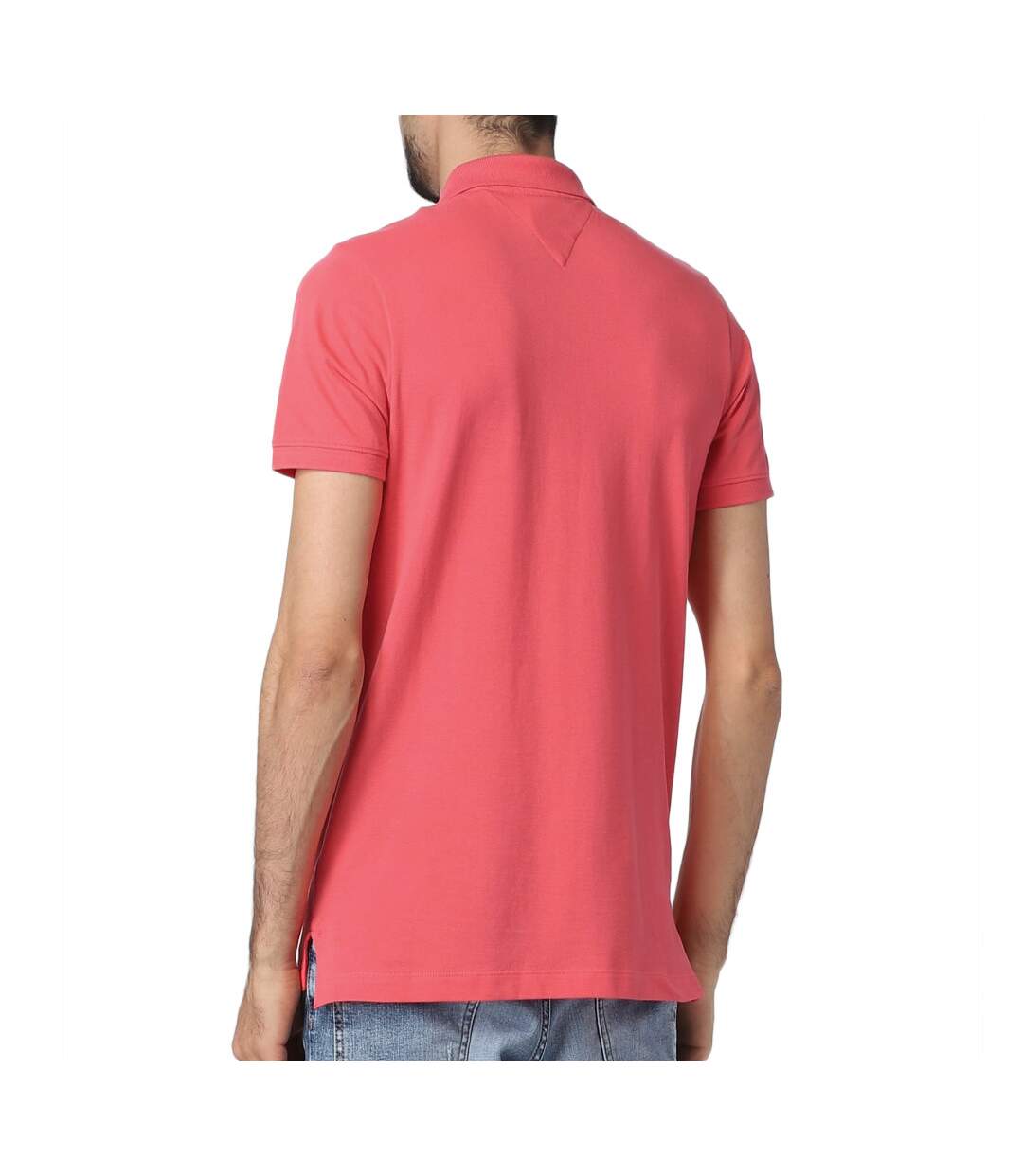 Polo Rose Homme Tommy Hilfiger Tjm Slim Placket Pol