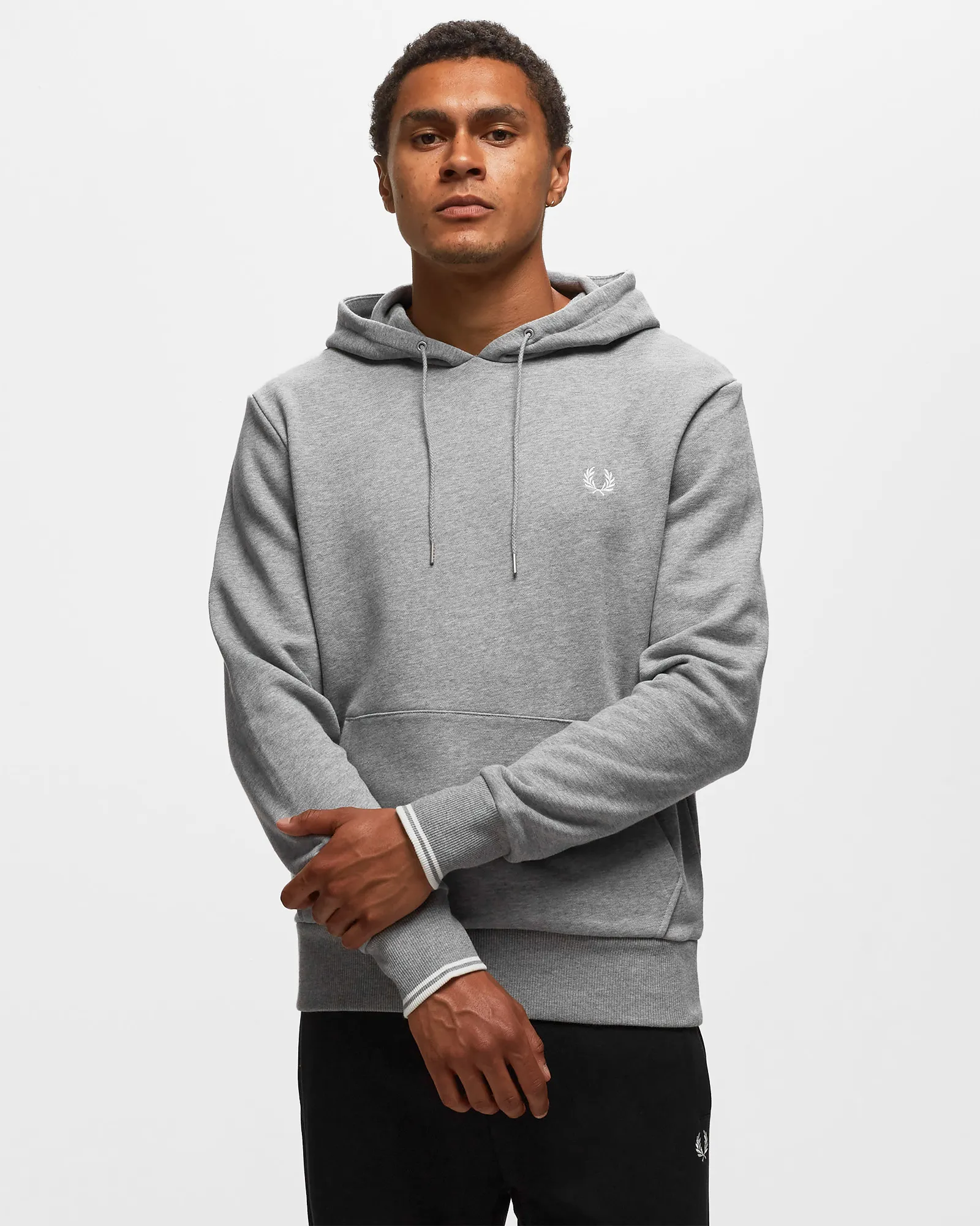 Fred Perry TIPPED HOODED SWEATSHIRT