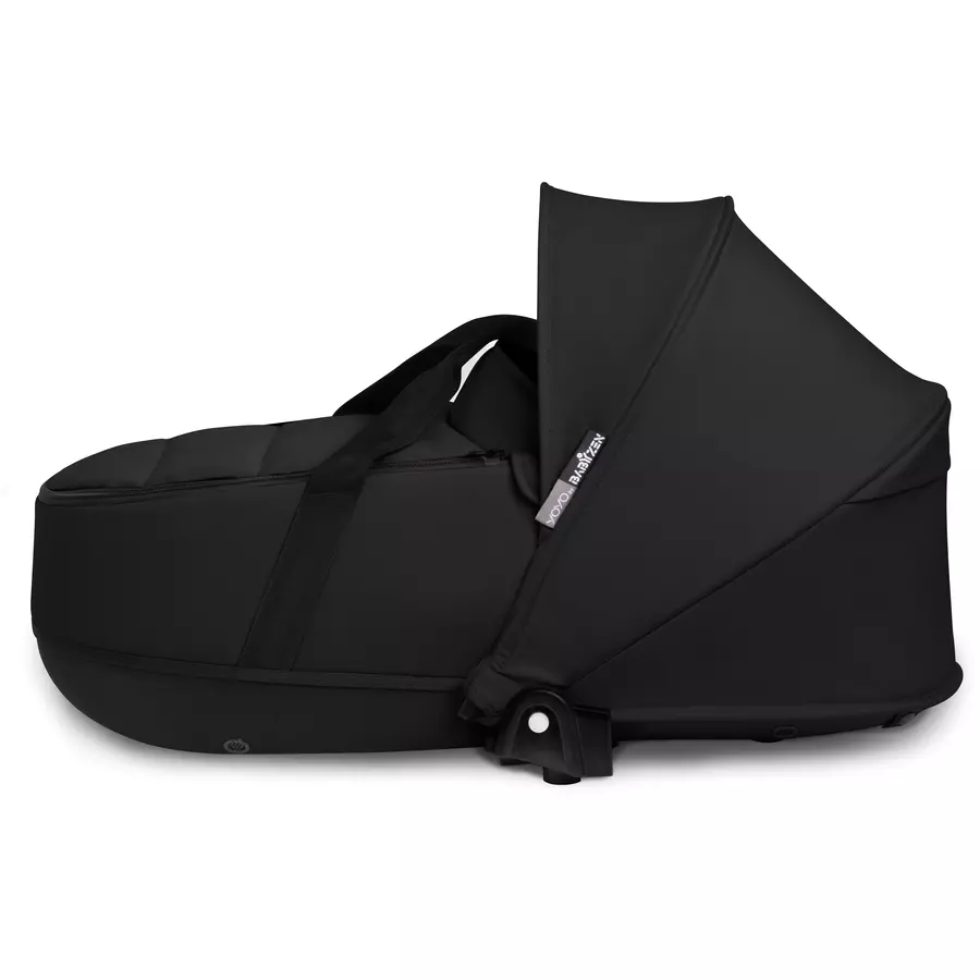 BABYZEN Kinderwagen YOYO2 0+ White mit Liegewanne und Textilset Black