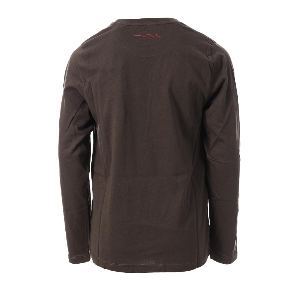 Teddy Smith T-shirt Manches Longues Marron Garçon Teddy Smith 61007463D