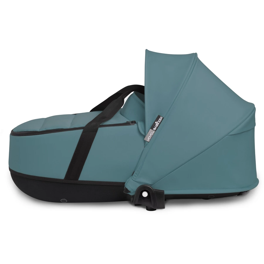 BABYZEN Kinderwagen YOYO2 0+ Black mit Liegewanne Aqua