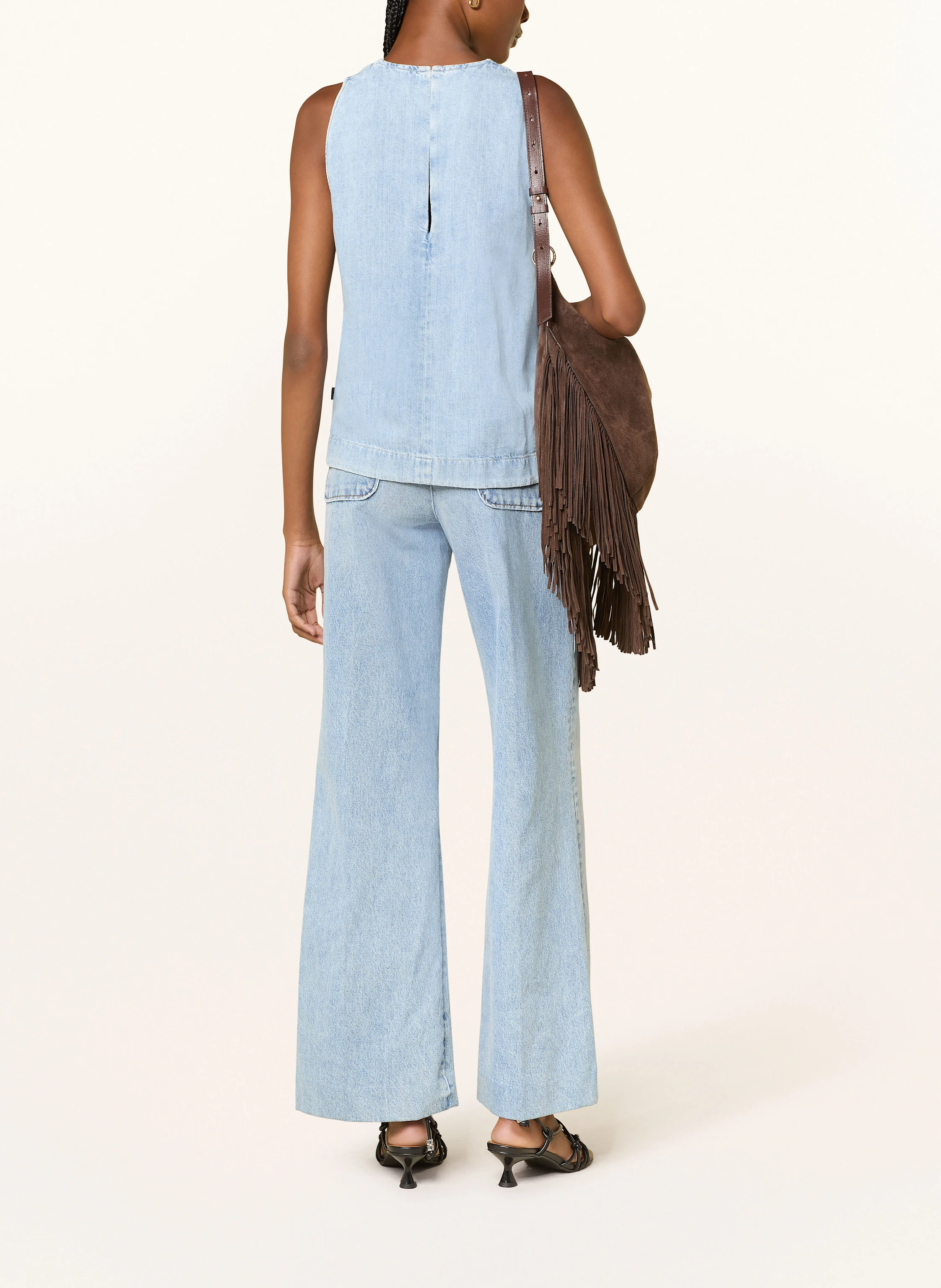7 for all mankind Top mit Leinen
