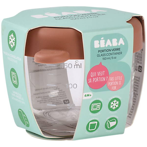 BeabaBeaba   Glasportionierer 150ml terrakotta Einzelpack