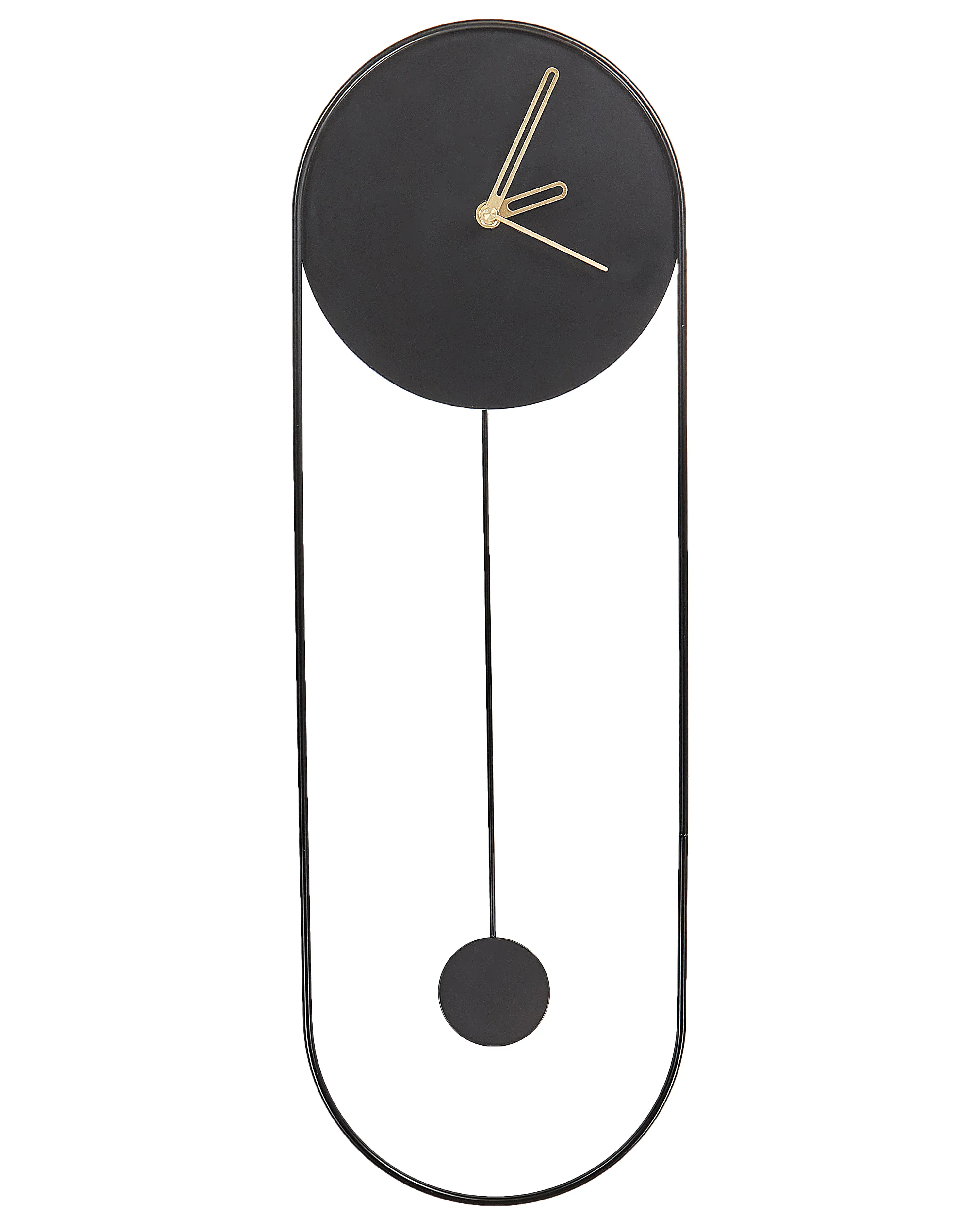 Wandklok SALVAN 20 cm Metaal Zwart
