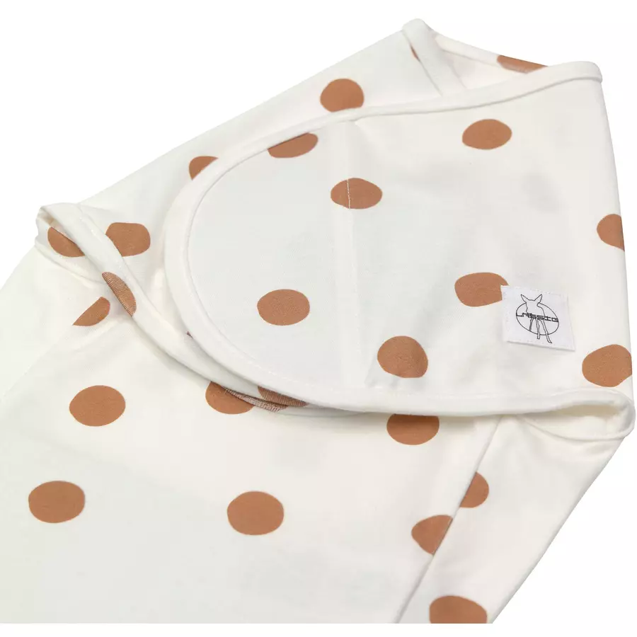 LÄSSIG Pucksack Big Dots weiß