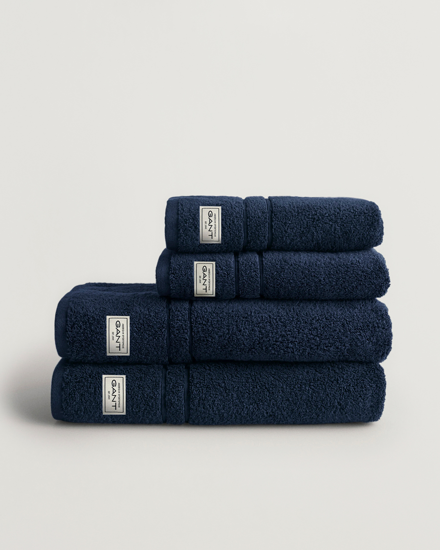 GANT 4-Pack Premium Towel Marine