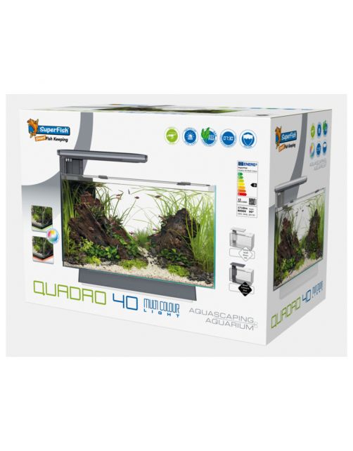 Superfish Quadro 40 Multi Colour - Aquaria