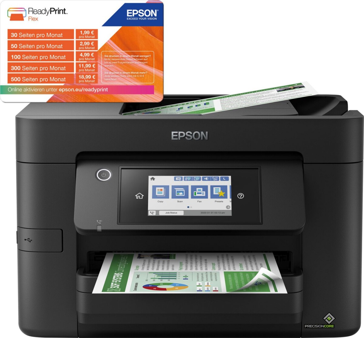 Epson Workforce Pro Wf-4820Dwf - Printer - WiFi 25 Spm