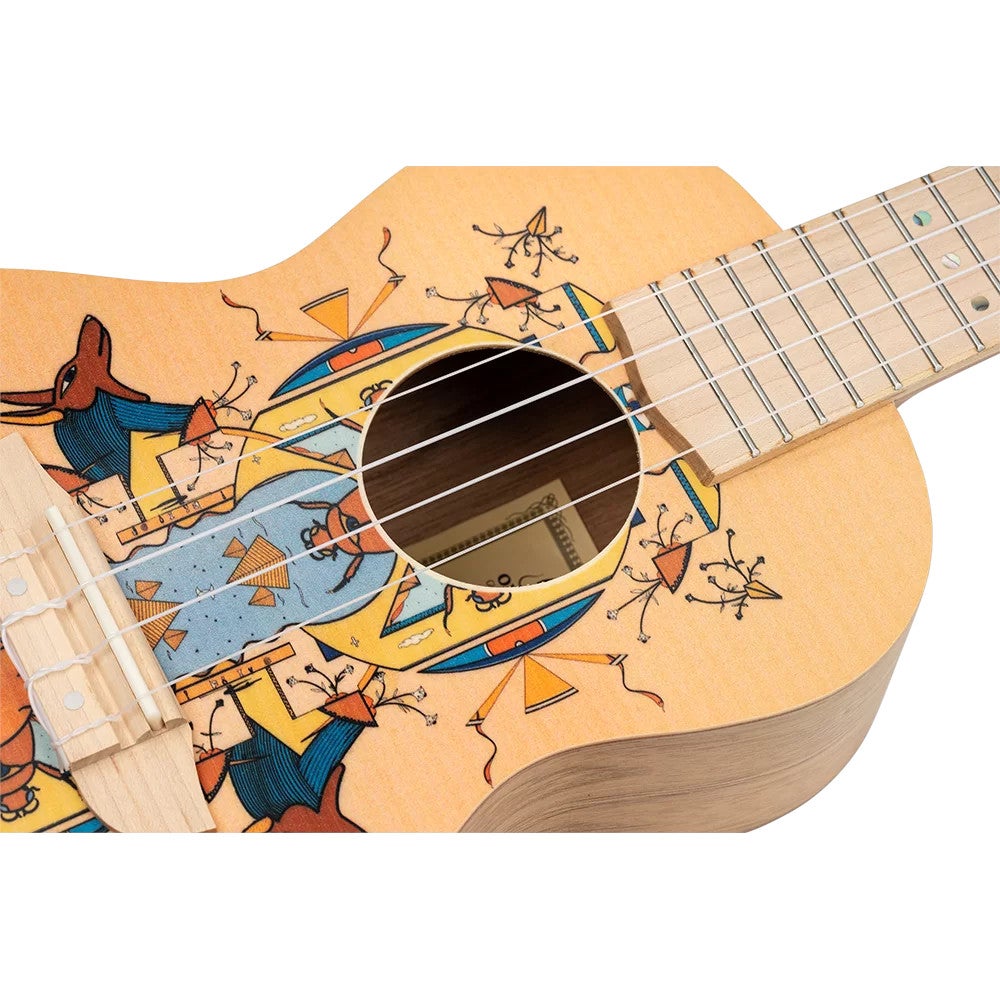 Ortega RUAR-EY Art Series Concert Size Ukulele Egypt concert ukelele