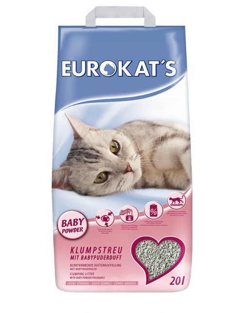 Eurokats Kattenbakvulling Babypoedergeur - Kattenbakvulling - 20 l