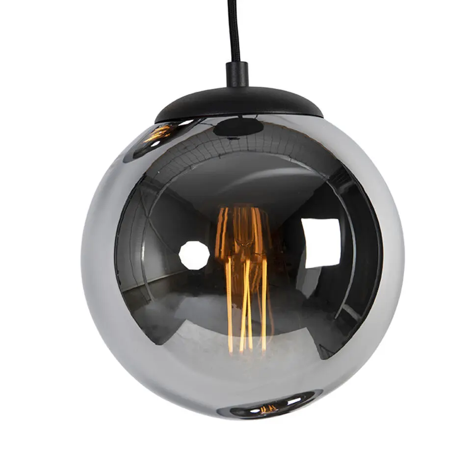 Qazqa hanglampen pallon zilverkleurig e27