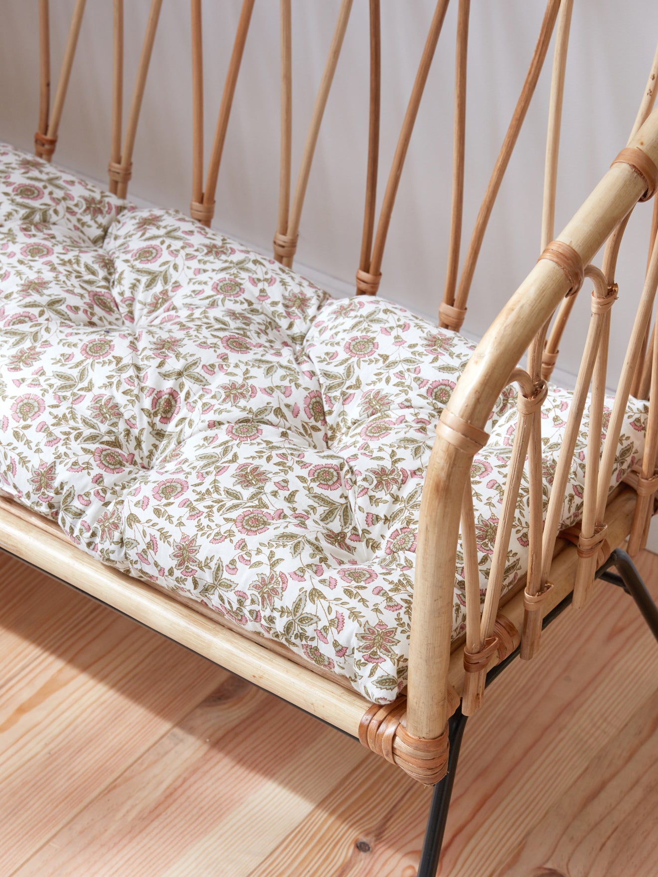 Banquette enfant rotin
