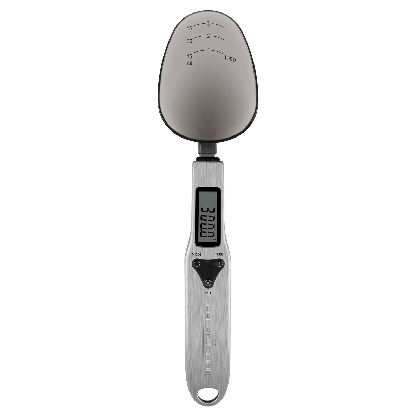 PROFICOOK Löffelwaage - Edelstahl - LCD-Display