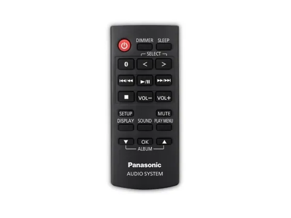Panasonic SC-DM502 - Audiosystem - 2 x 20 Watt - hvid