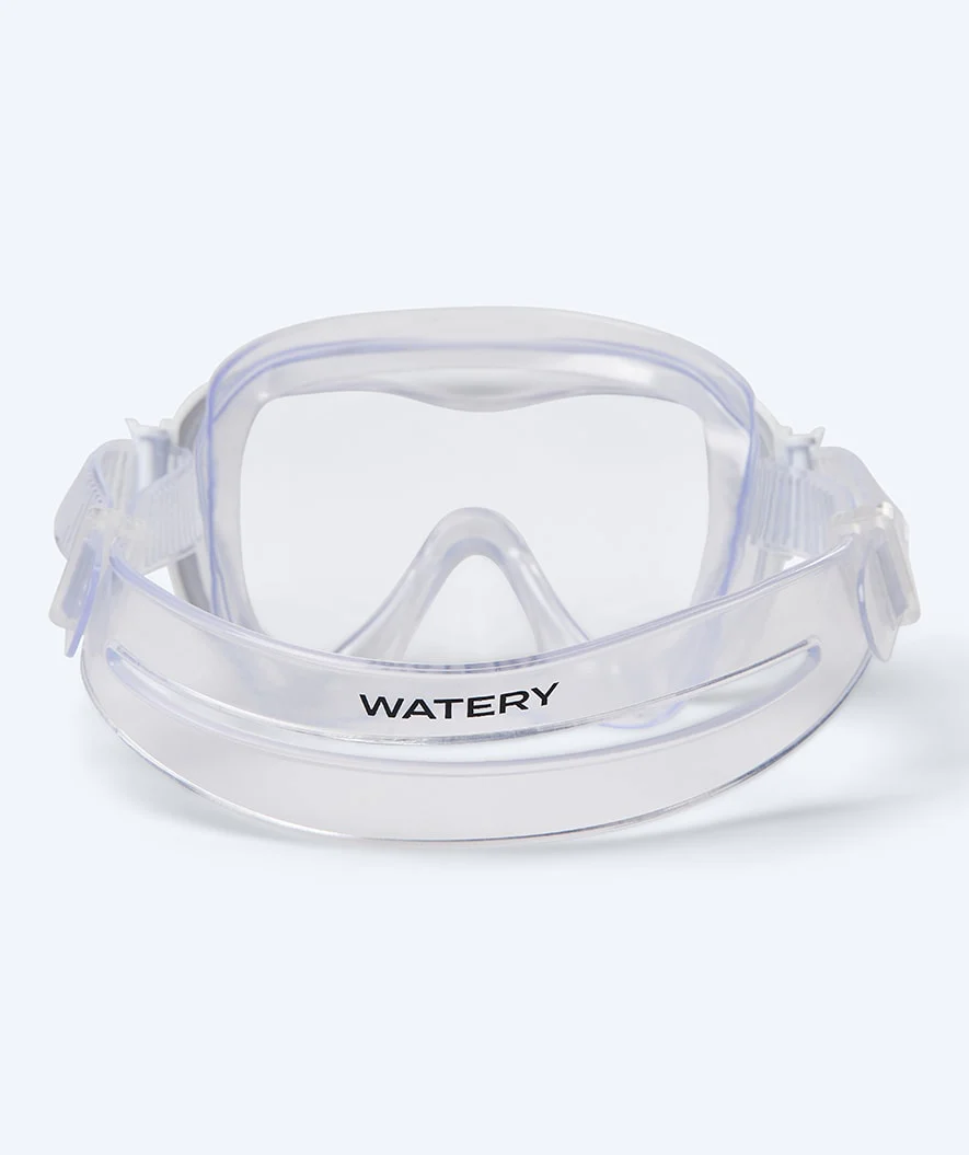 Watery snorkelsæt til junior (8-15) - Odine/Rilian - Hvid/sort