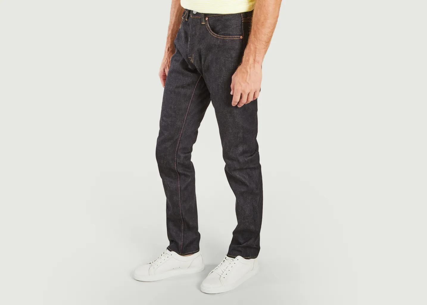 Jean 0605 12oz Natural Tapered Momotaro Jeans
