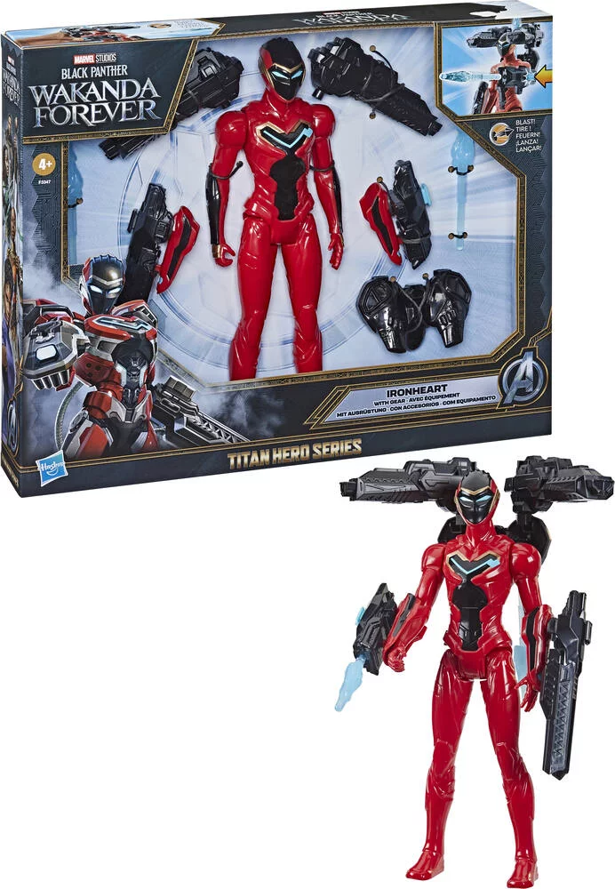 MARVEL - AVENGERS - FIGURINE - BLACK PANTHER - TITAN + ACCESSOIRES 30  CM