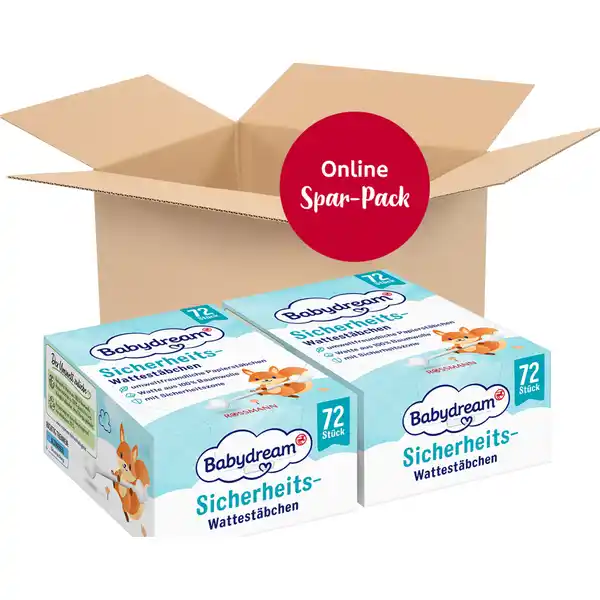 Sicherheits-Wattestäbchen Monatspack