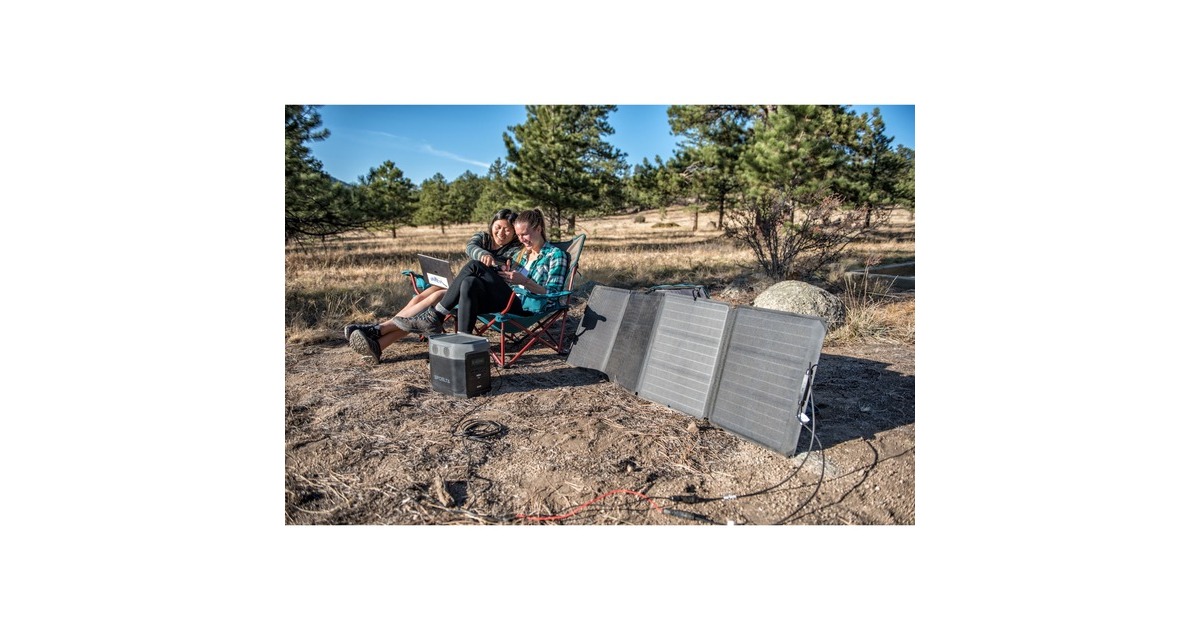 EcoFlow110W zonnepaneel  (Zwart)