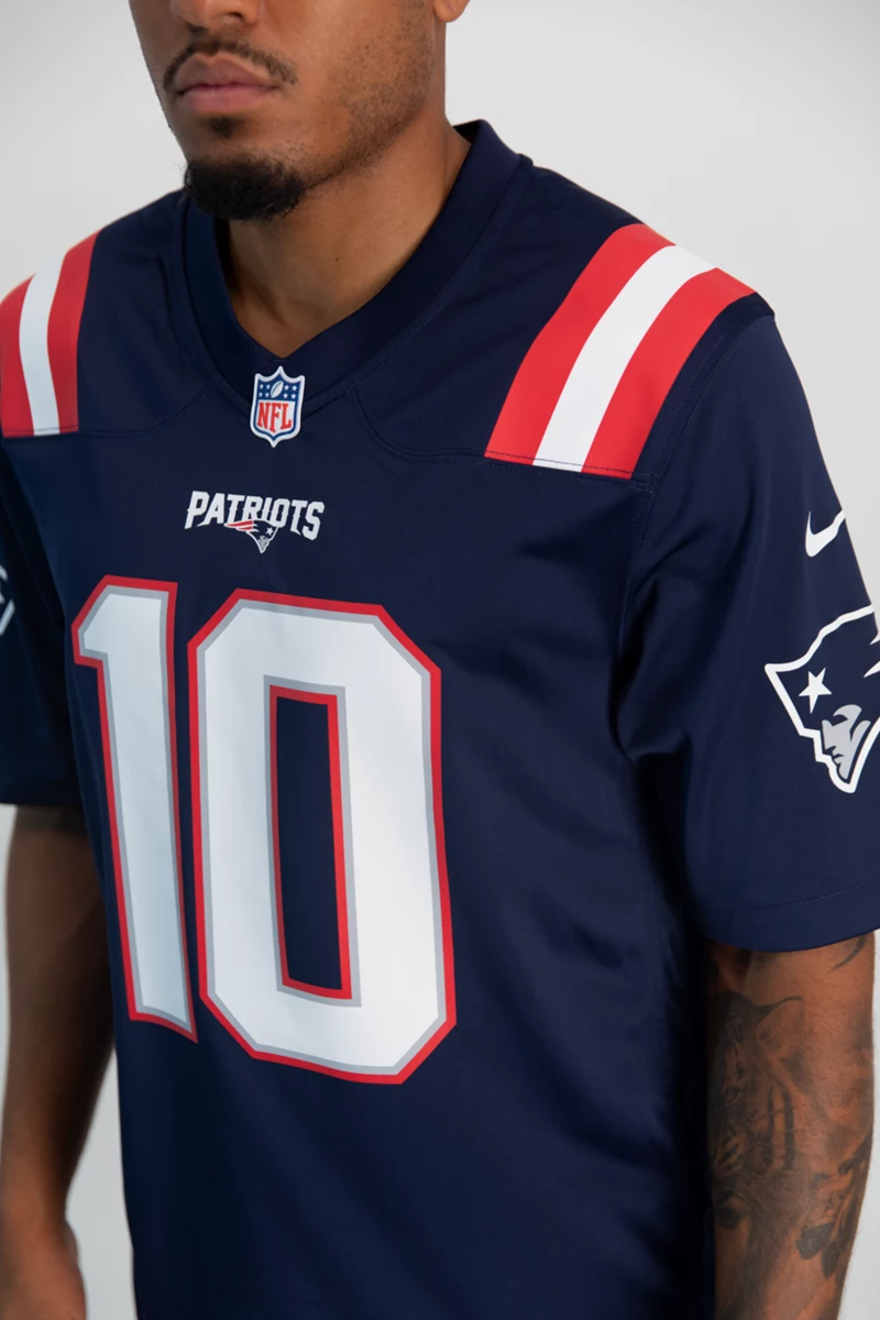 Nike New England Patriots Mac Jones Home Herren American Football Trikot 2324