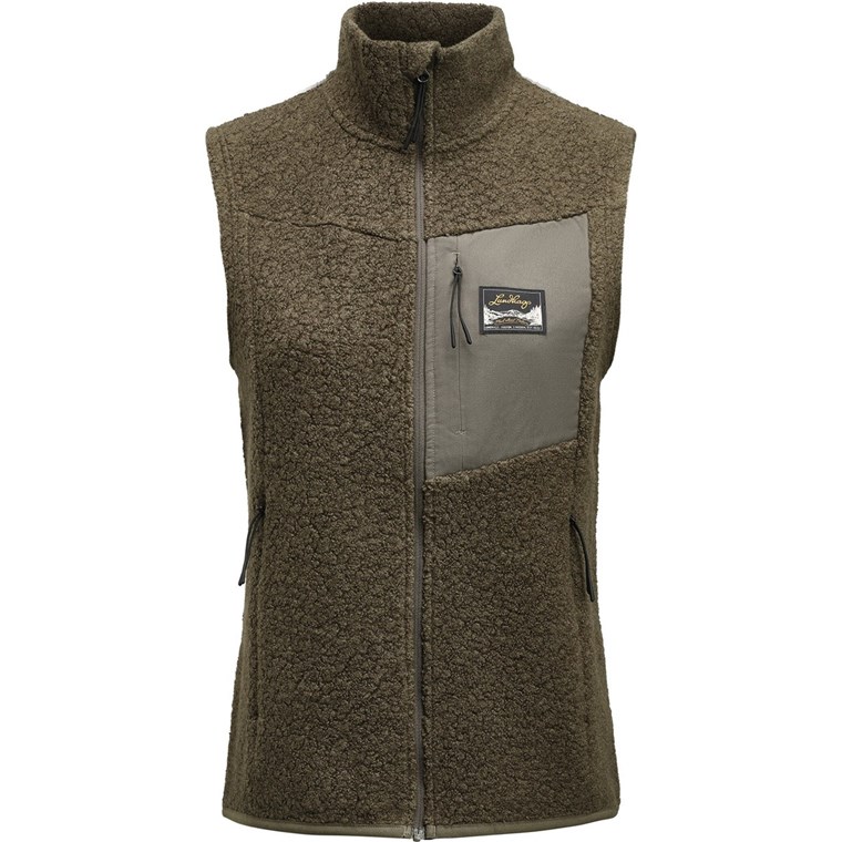 Lundhags Flok Wool Pile VestW Forest Green