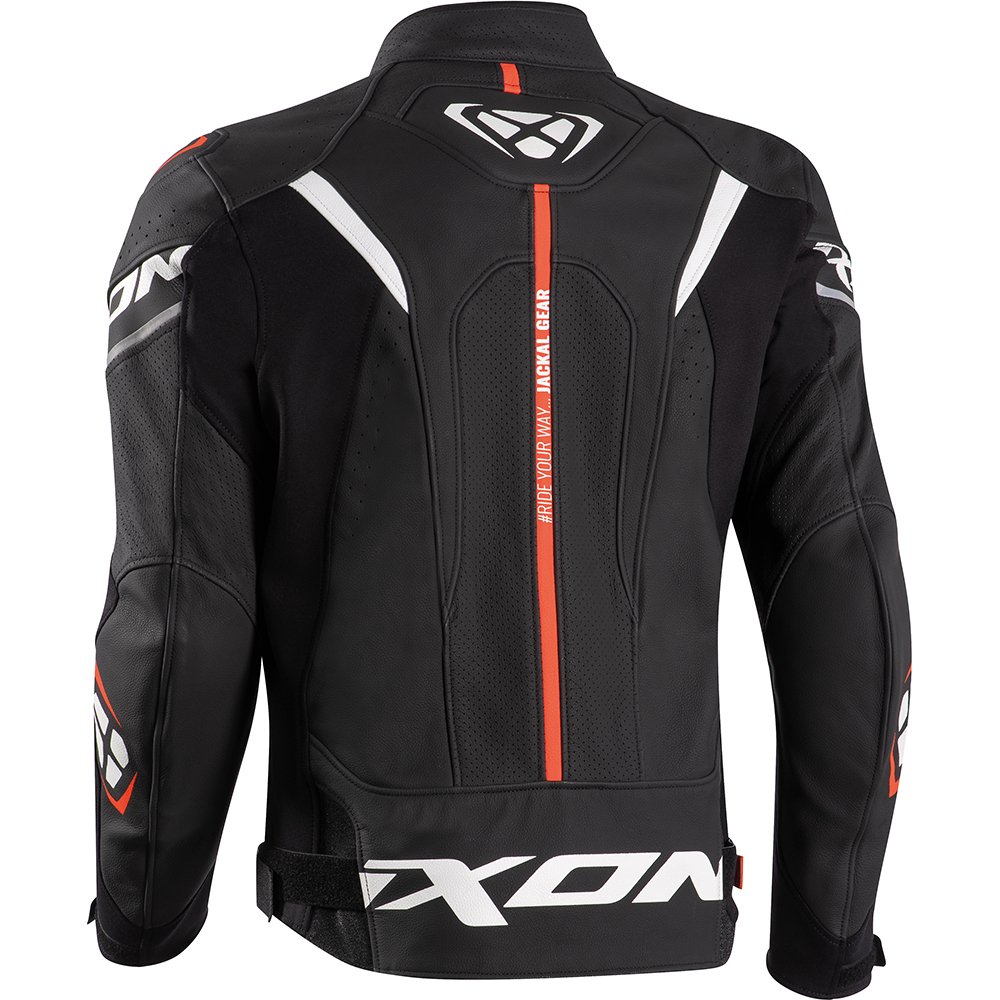 Ixon - Blouson Jackal Noir / Blanc / Rouge