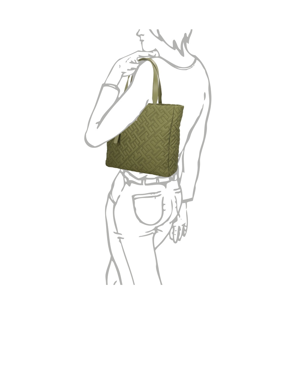 TH SOFT NYLON TOTE MONO
