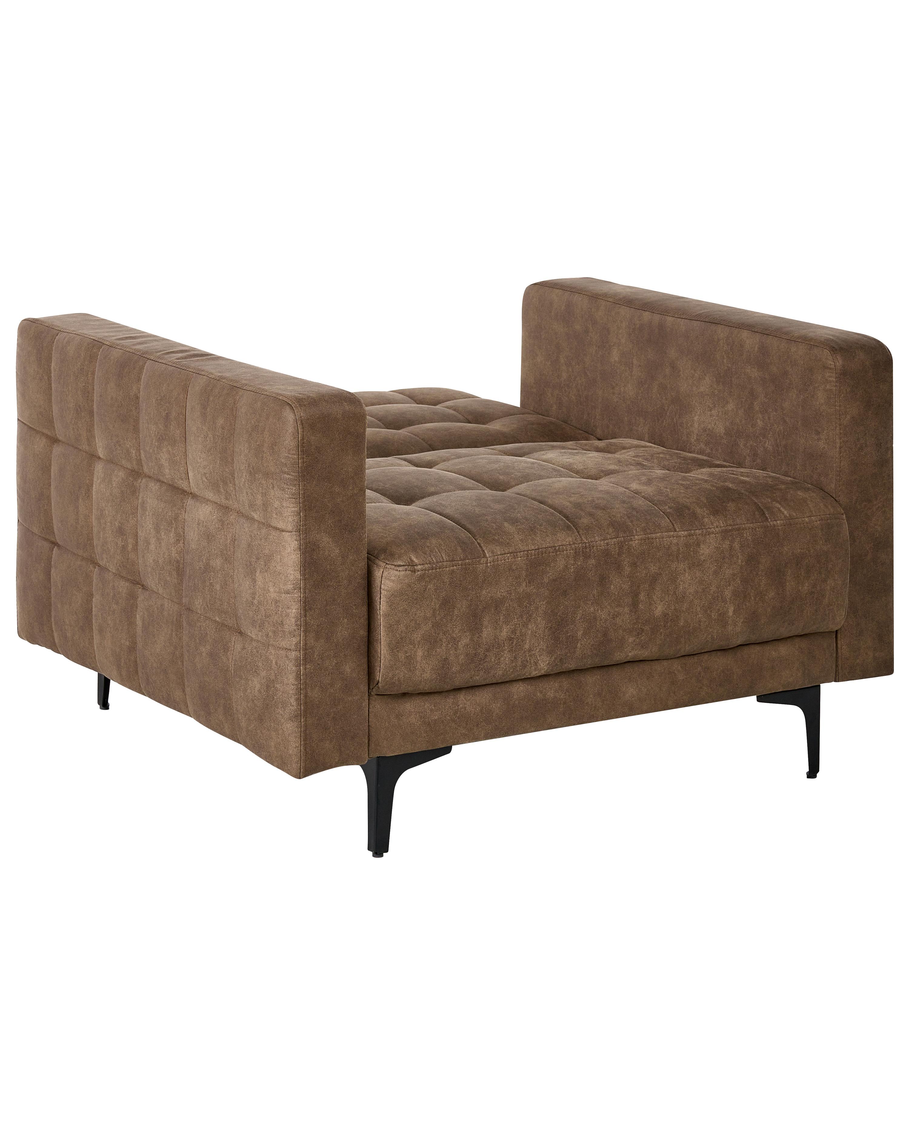 Fauteuil ABERDEEN Kunstleer Bruin
