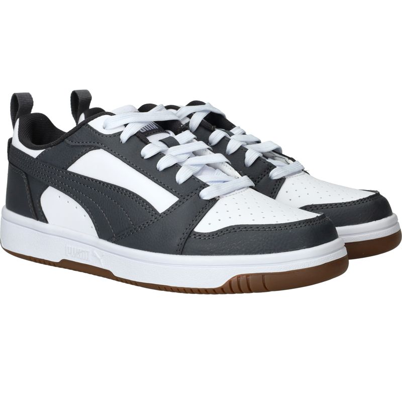 Puma Rebound V6 Lo Sneakers Grijs Jongens