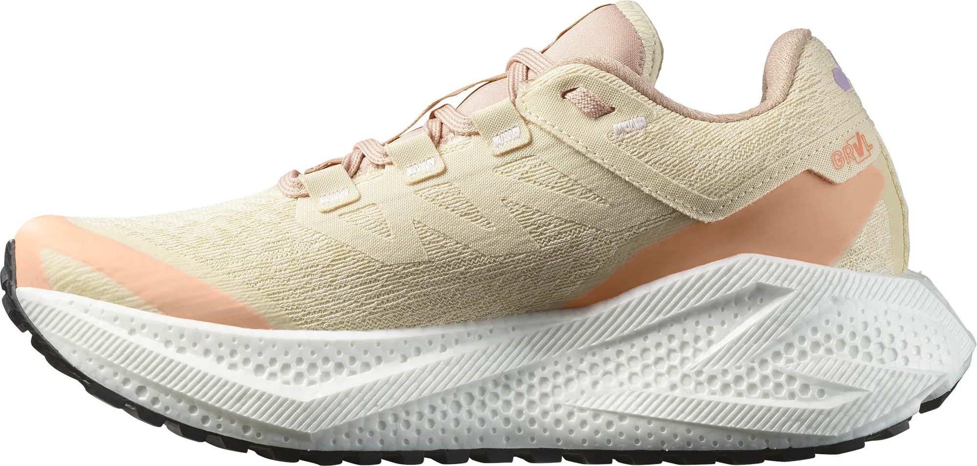 Salomon Women's Aero Glide 3 Grvl Shortbread/white/fusion Coral