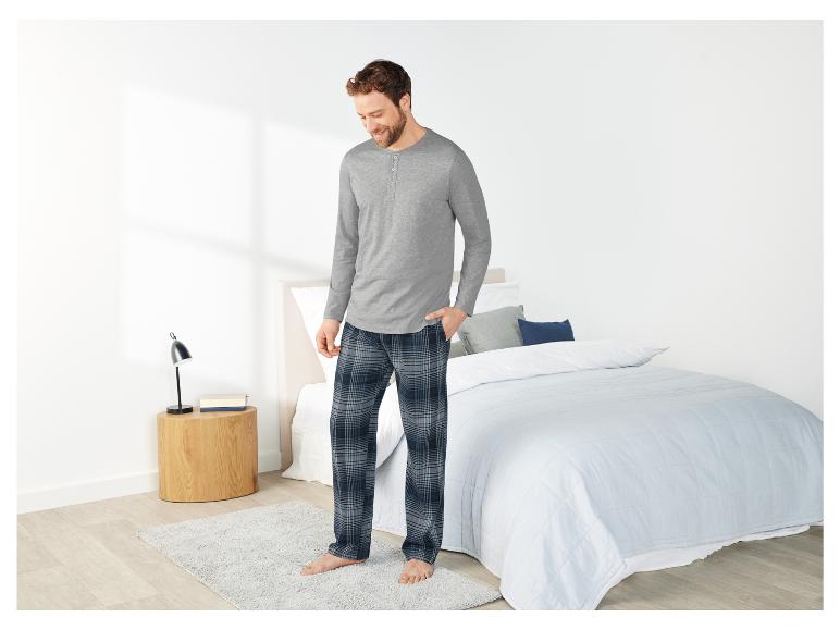 Heren flanellen pyjama