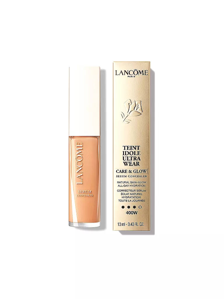 LANCÔME Teint Idole Ultra Wear Skin-Glow Concealer (400W) hellbraun
