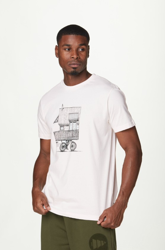 Picture D&S Bikehouse Tee Natural White