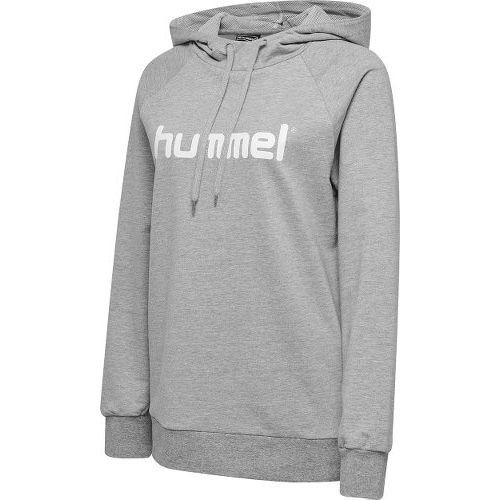 Hummel Go Cotton Logo Sweat à Capuche - Gris Femme