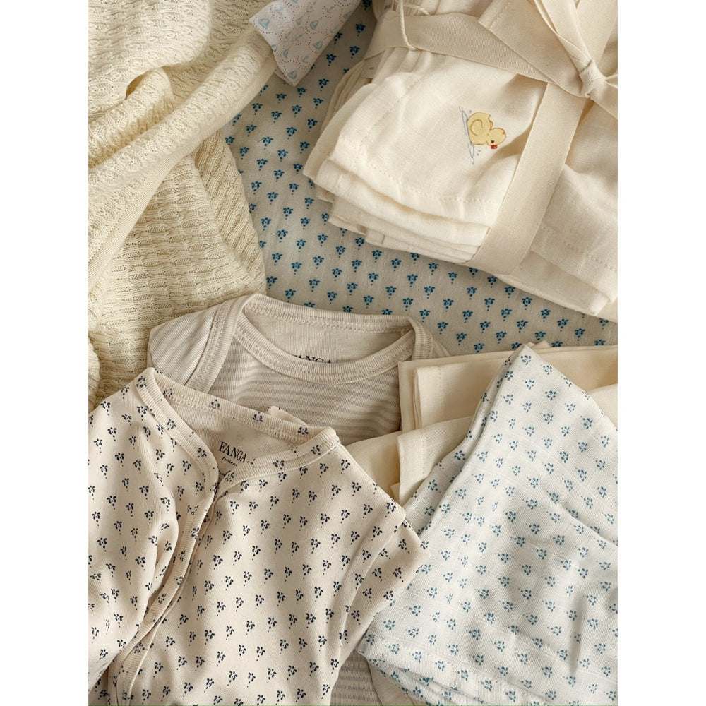 Køb Konges Sløjd Fanga Fontana Punto Blu Bellini 3 Pak Muslin Cloth GOTS
