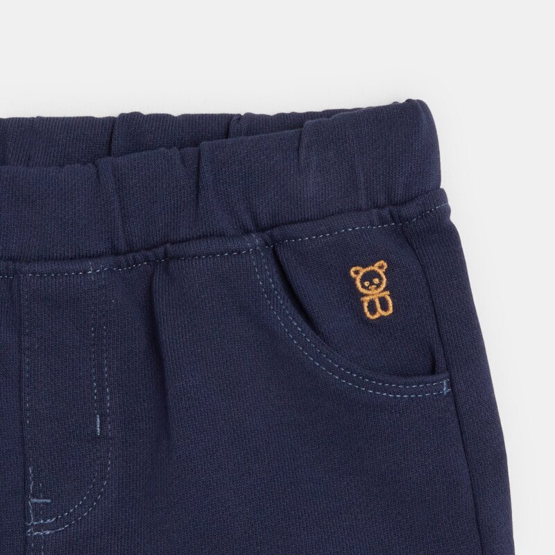 Short molleton (lot de 2) bleu bébé fille Bleu