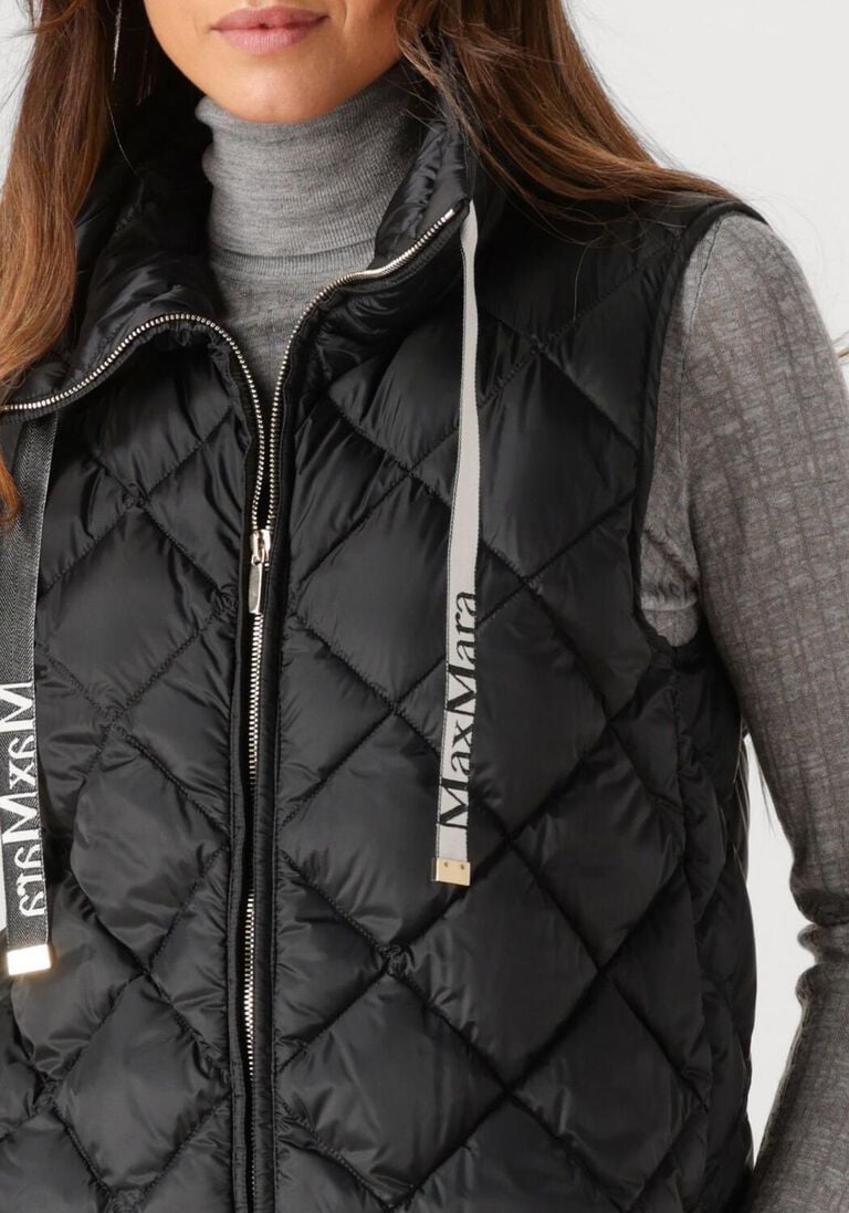 zwarte max mara bodywarmer tregic