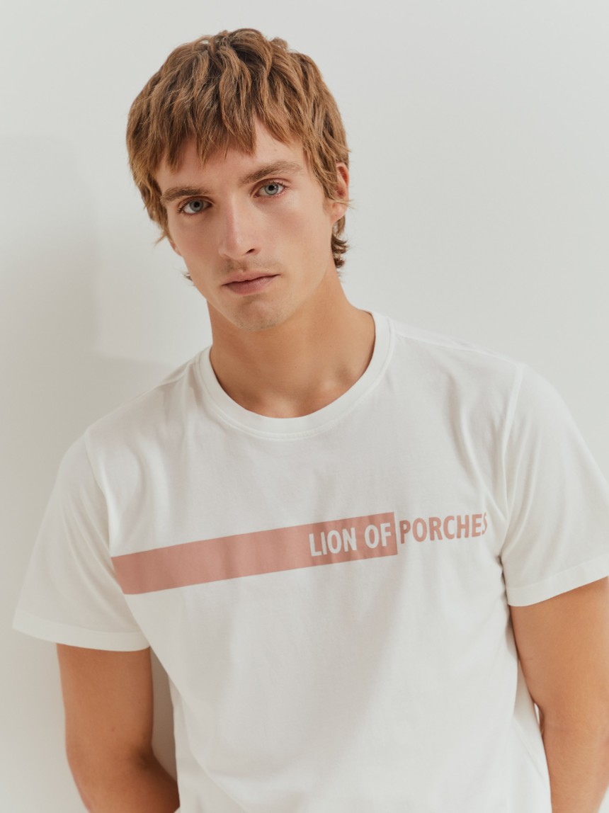 T-shirt de algodão Lion of Porches