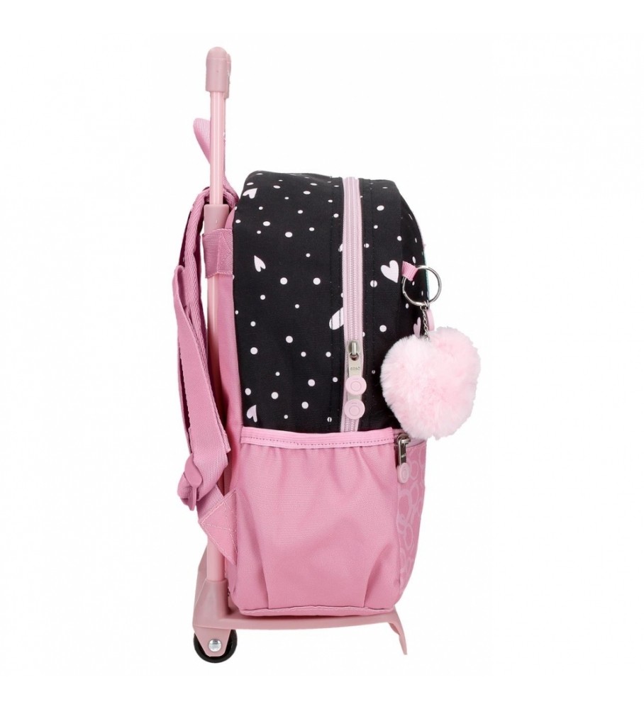 Mochila para Carrinho Enso Love Vibes com Carrinho Rosa