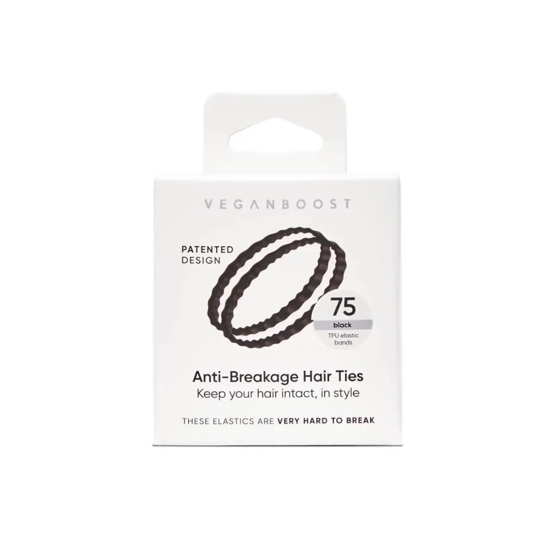 Anti Breakage Hair Ties Black