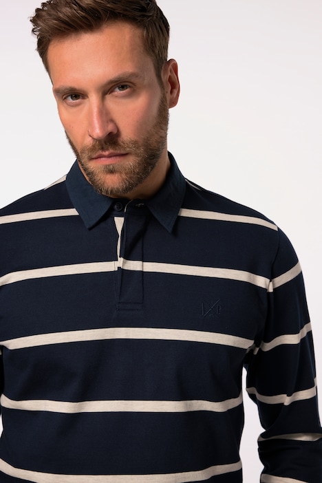 Rugby-Sweater, Ringel, Web-Kragen