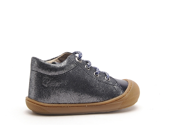 Naturino boots bottine bebe cocoon suede glitter bleu